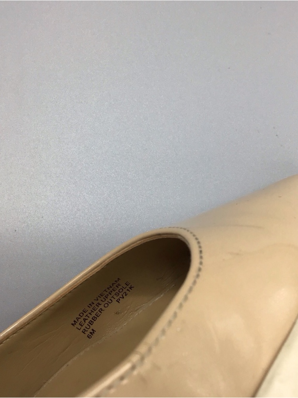Michael Kors Nude Patent Pointed Ballet Flats - Picture 6 of 7